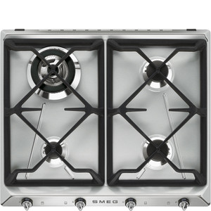 Encimera de Gas Smeg SR964XGH 60cm Victoria Inox