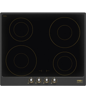Encimera de Inducción Smeg SI764AOM Cortina Antracita
