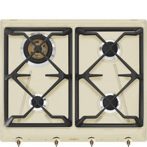 Encimera de Gas Smeg SRV864POGH Colonial Crema