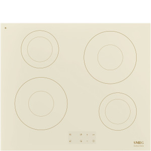 Encimera de Inducción Smeg SI2641DP Cortina Crema