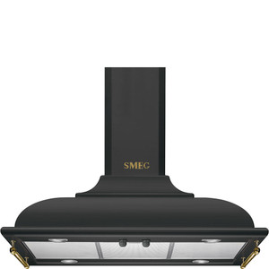 Campana de Isla Cortina Smeg KCI19AOE 90cm Antracita