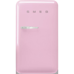 Frigorífico Libre Instalación Monopuerta Rosa Estética 50 s Style Bisagra Derecha FAB10RPK6