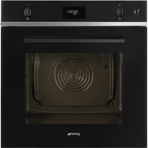Horno 60cm Smeg SO6401S2B Compacto Combinado Vapor Negro Funciónes de Limpieza