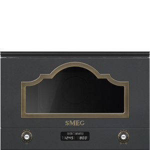 Microondas Cortina Integración Bajo Mueble Smeg MP722AO Antracita