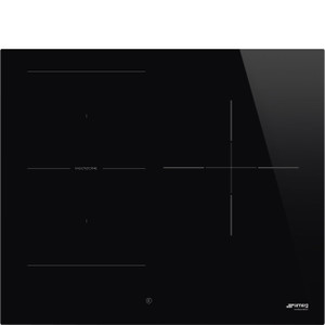 Encimera de Inducción 60cm Smeg SI1M4634D Estética Universal Negro