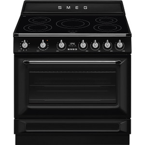 Cocina de Inducción 90cm Smeg TR90IMBL Victoria Color Negro