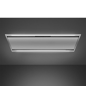 Campana de Techo Decorativa Smeg KLT12L4X Estética Universal Acero Inoxidable 120cm