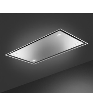 Campana de Techo Decorativa Smeg KSCB124X Estética Universal Acero Inoxidable 120cm