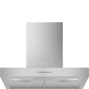Campana de Pared T Invertida Decorativa Smeg KBT600XE Estética Universal Acero Inoxidable 60cm