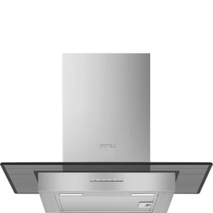 Campana de Pared T Invertida Decorativa Smeg KBT600VE Estética Universal Acero Inoxidable 60cm