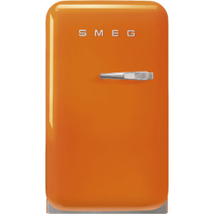 Frigorífico Monopuerta Smeg FAB5LOR6 retro Bisagras izquierdas Color Naranja