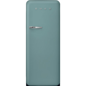 Frigorífico Smeg FAB28RDEG6 Monopuerta bisagras derecha color Verde Esmeralda Edición especial