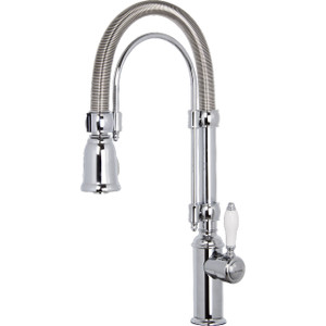 Grifo de cocina Smeg  MIDR7CR-2 Semi-professional mono mando Efecto ducha Semiprofesional móvil Estética Colonial
