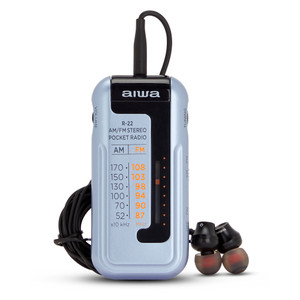 Radio Portátil de Bolsillo Aiwa R-22SL Plata