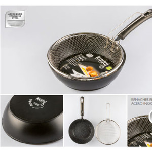 Sartén Freidora Piedra Black IT 24 cm 1.5 L