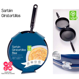 Sartén Giratortillas Kadal Menaje Blue 24 cm