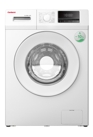 Lavadora Carga Frontal Corberó CLT8BL1424 8 Kg 1400 Rpm Motor Inverter Color Blanco