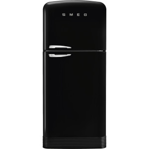 Frigorífico Smeg Doble Puerta Negro FAB50RBL5