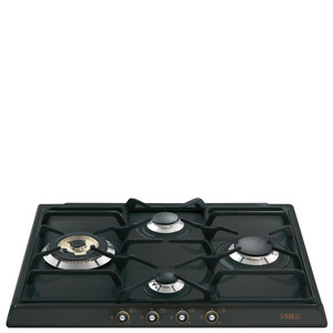 Encimera de Gas Smeg SR764AO Cortina Antracita