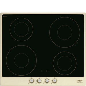 Encimera de Inducción Smeg SI764POM Cortina Crema