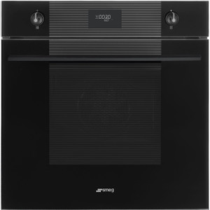 Horno 60cm Smeg SF6101TB3 Termoventilado Multifunción Línea Negro Funciónes de Limpieza