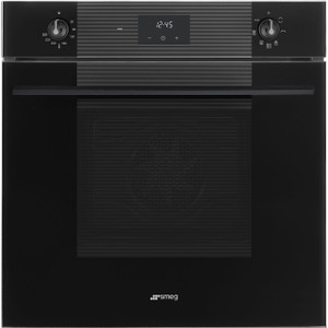 Horno 60cm Smeg SF6100VB3 Termoventilado Multifunción Línea Negro Funciónes de Limpieza