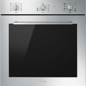 Horno 60cm Smeg SF64M3TVX Ventilado Multifunción Selección Acero Inoxidable Funciónes de Limpieza
