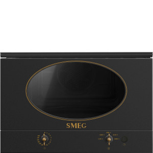 Microondas Colonial Integración Bajo Mueble Smeg MP822NAO Antracita