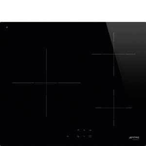 Encimera de Inducción 60cm Smeg SI2631D Estética Universal Negro