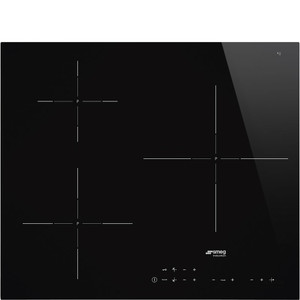 Encimera de Inducción 60cm Smeg SI5632D Estética Universal Negro