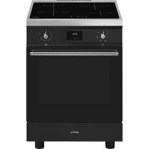 Cocina de Inducción 60x60cm Smeg C6IMMBT2 Sinfonia Acero Inoxidable Negro Mate
