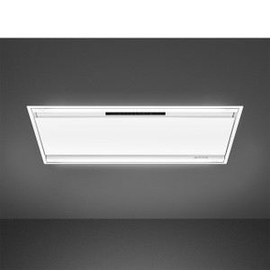 Campana de Techo Decorativa Smeg KLT9L4WH Estética Universal Acero Inoxidable Color Blanco 90cm