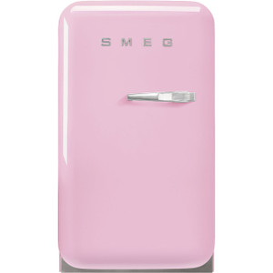 Frigorífico Monopuerta Smeg FAB5LPK6 retro Bisagras izquierdas Color Rosa
