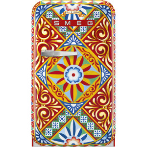 Frigorífico Monopuerta Smeg FAB5RDGC6 retro Bisagras derecha Color D&G Carretto
