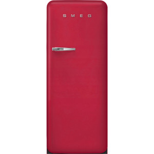 Frigorífico Smeg FAB28RDRB6 Monopuerta bisagras derecha color Rojo Rubi Edición especial