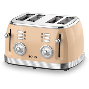 Tostadora de pan Retro Sogo SS-5475 pan Molde 4