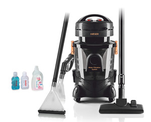 Aspiradora sin Bolsa Multifunción HAEGER Aquaclean Pro Lava-aspiradora para Alfombras y Tapicerías con Filtro de Agua