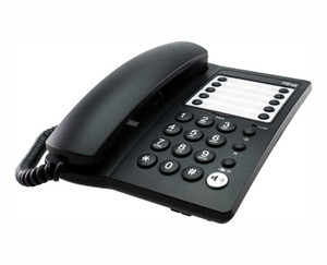 Teléfono de Sobremesa Analógico HAEGER HG-1020 Color Negro
