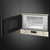 Microondas Smeg Cortina Integración Bajo Mueble Color Crema MP722PO