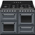Cocina de Gas Smeg Victoria 110cm 7 Zonas Gris TR4110GR