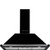 Campana Victoria Smeg KT90BLE 90cm Negro