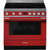 Cocina de Inducción Portofino Smeg CPF9IPR Rojo 90x60cm