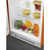 Frigorífico Libre Instalación Monopuerta Naranja Estética 50 s Style Bisagra Izquierda FAB10LOR6