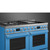 Cocina de Gas y Inducción 120cm Smeg CPF120IGMPT Portofino Color Azul turquesa Dos Hornos de 60cm