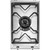 Encimera de Gas 30cm Smeg SRV531GH5 Estética contemporanea Acero Inoxidable