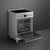 Cocina de Inducción 60x60cm Smeg C6IPXM2 Acero Inoxidable EsCuadrado
