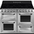 Cocina de Inducción 110cm Smeg TR4110IX2 Victoria Color Inox