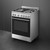 Cocina de Gas Smeg CX60GMX Cocina Compacta Gas 60cm 1 Cavidad de Horno