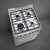 Cocina de Gas Smeg SX61GM 60x60cm Acero Inoxidable Estándar Horno Termoventilado Sistema de Limpieza