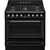 Cocina de Gas Smeg TR90GMBL Victoria Color Negro 90cm